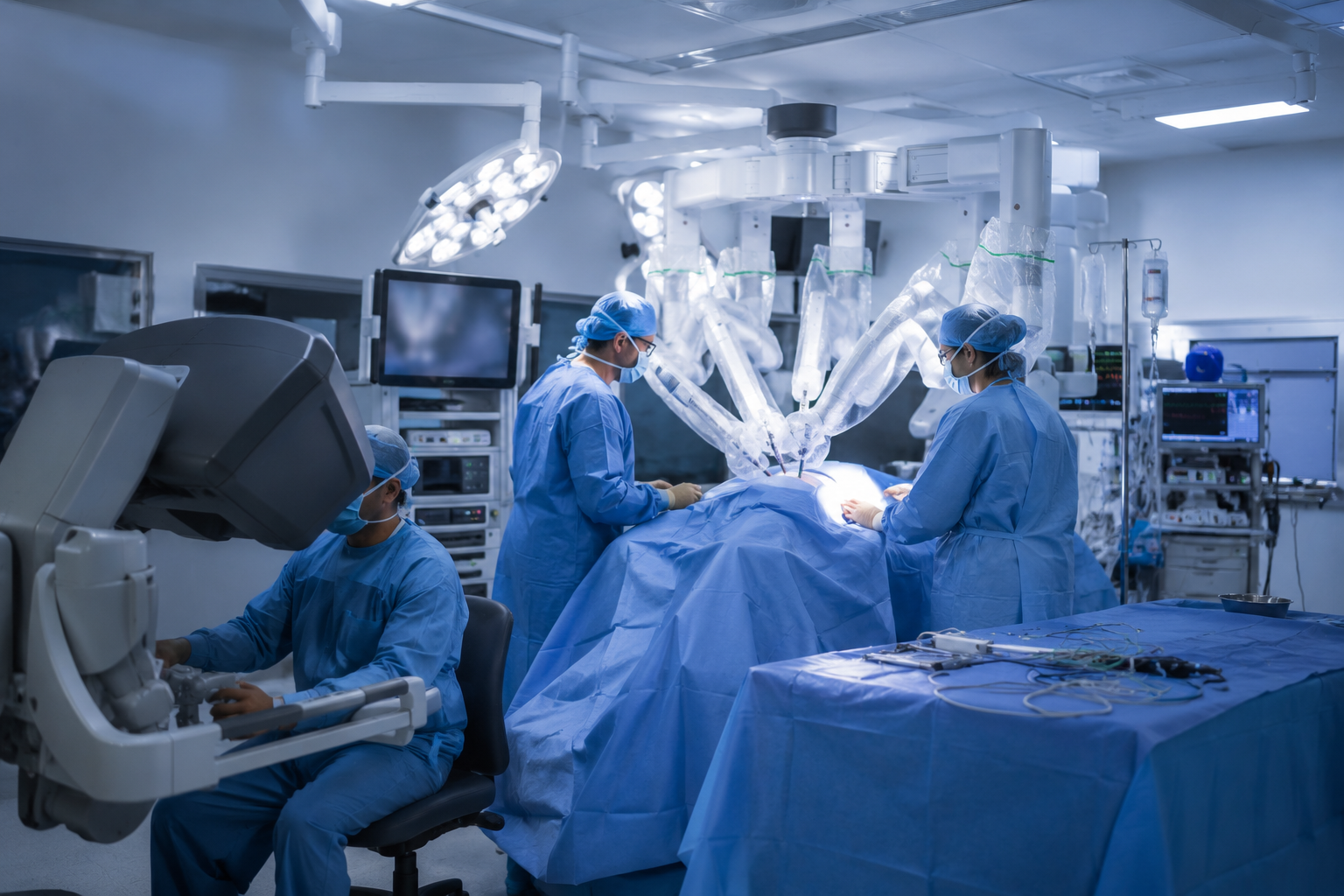 Robotic urology surgery planning and patient report review