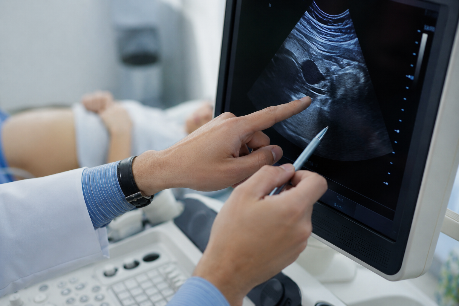 Urologist reviewing prostate test reports and BPH treatment plan